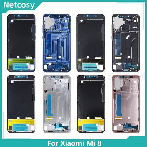 Netcosy Middle Frame Bezel Housing Cover Repair For Xiaomi Mi8 / Mi8 Lite / Mi 9 Mid Plate Chassis Panel Case