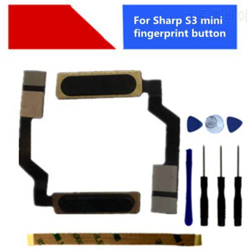 Fingerprint Sensor Scanner Flex Cable For For Sharp S2 S3 Mini FS8010 8016 8018 Home Menu Button Flex Cable Replacement Parts