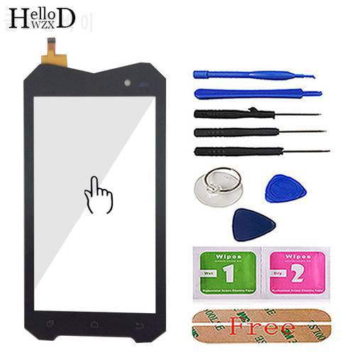4.5&39&39 Mobile Phone Front Touch Glass For Geotel A1 Touch Screen Glass Digitizer Panel Sensor Tools Adhesive