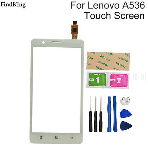 5.0&39&39 Phone Touch Screen Front Glass For Lenovo A536 A 536 Touch Screen Touch Digitizer Panel Glass Tools Adhesive