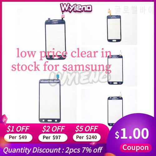 Clear in stock For Samsung Galaxy j7 G360 G313F S7390 J5 S7500 G7200 Touch Screen Digitizer front Glass Sensor Panel