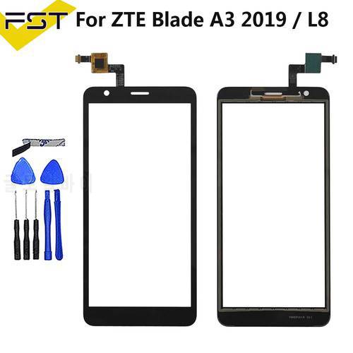 For ZTE Blade L8 Touch Screen Digitizer For ZTE Blade A3 2019 Touch Glass Panel Sensor Assembly Parts