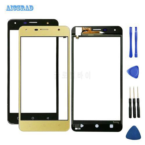 AICSRAD For prestigio muze D5 LTE PSP5518duo psp 5513 psp5513 duo Panel Front Glass Touchscreen Sensor Replacement + Tools