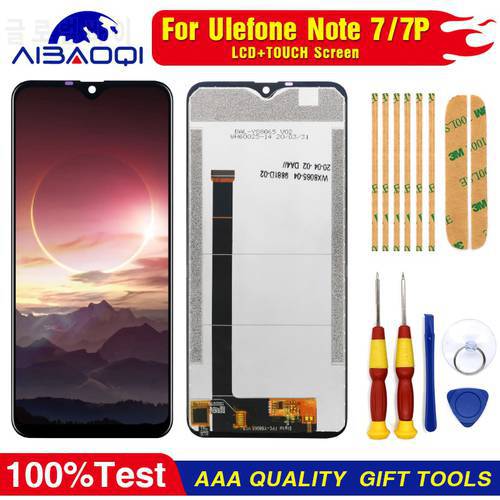 Touch Screen LCD Display For Ulefone Note 7 Note 7P Ulefone S11 Digitizer Assembly With Frame Replacement Parts+Repair Tool