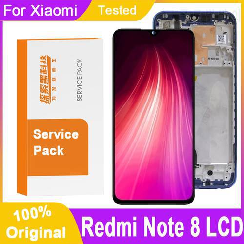 100% Original Display Replacement for Xiaomi Redmi note 8 LCD Display Touch Screen Digitizer Assembly For Redmi Note 8 Display