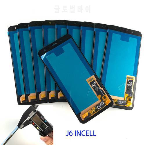 10pcs TFT incell For Samsung Galaxy J6 2018 J600 J600F/DS J600G/DS Touch Screen Digitizer LCD Display Adjust For J600 LCD