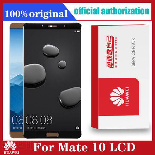 Original For Huawei Mate 10 LCD Touch Screen Glass Panel Replacement Parts Huawei MATE 10 Display Sensor Frame ALP L09 ALP L29