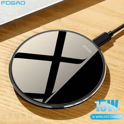 FDGAO Wireless Charger Pad 30W Fast Charging for Samsung S22 S21 Note 20 iPhone 14 13 12 11 XR XS X 8 Airpods 3 Pro Quick Charge
