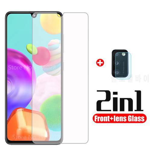 2-in-1 Tempered Glass For Samsung Galaxy A41 Glass Screen Protector For Samsung A 41 a415f 6.1