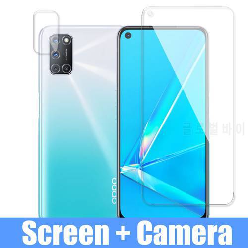 glass on for oppo a92 Tempered glass for oppoa92 screen protector + camera lens glass oppo a 92 92a a72 a52 52 72 safety film
