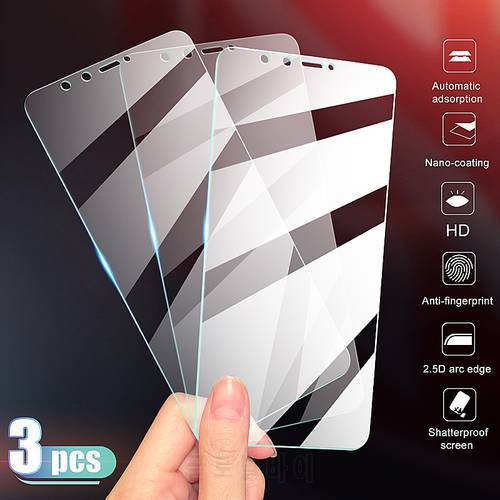 3Pcs Tempered Glass For Huawei Y6 Y7 Y9 Pro 2019 Screen Protector Huawei Y7 Y6 Y9 Prime 2018 Y9S Y7S Protective Glass Film