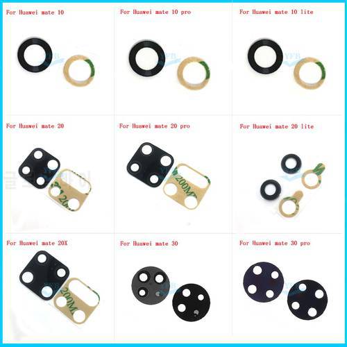 Rear Back Camera Glass Lens with Stickers For Huawei Mate 10 20 30/10 20 Lite 10 20 30 pro 20x
