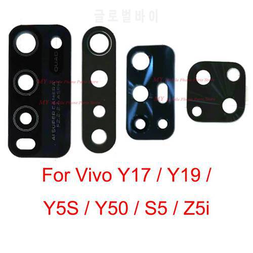 New Back Rear Camera Lens For Vivo Y17 Y19 Y5s Y50 S5 Z5i Back Camera Glass Lens Cover With Sticker Repair Parts