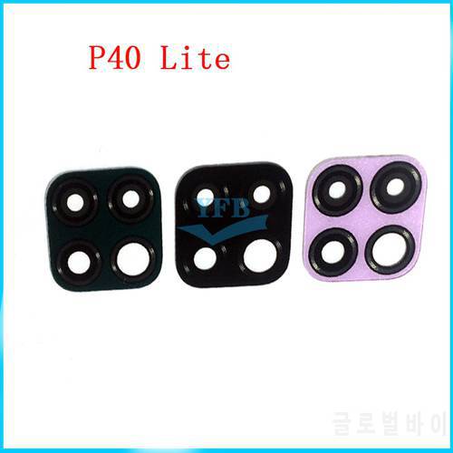 Rear Back Camera Glass Lens With Stickers For Huawei P40 Lite Replacement Part
