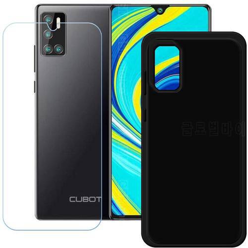For Cubot P40 6.2“ Case Cover + Screen Protector Tempered Glass Protective Film for Cubot P40