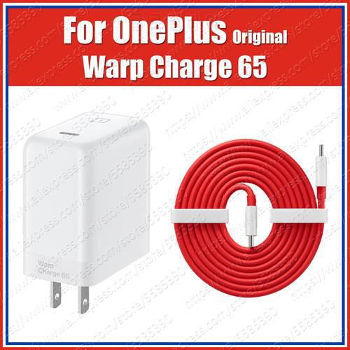 WC065A11JH Original OnePlus Warp Charge 65W Power Adapter EU UK 10V 6.5A OnePlus 9 Pro 9RT 8T 8 Pro 7T Pro Nord 2 Nord CE N100