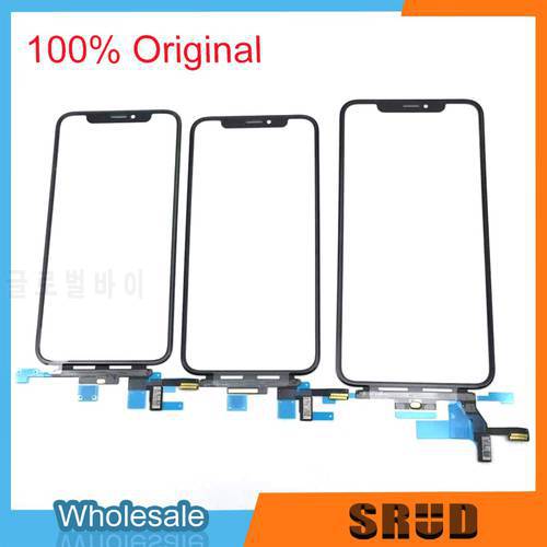 5Pcs 100% Original Touch Glass For iPhone X XS XR XS MAX 11 Pro Max LCD Touch Screen Digitizer Glass