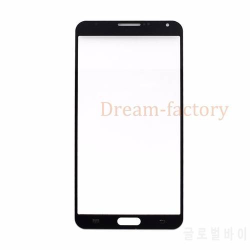 50pcs For Samsung Galaxy Note 2 N7100 LCD Front Outer Touch Screen Glass Lens For Note 3 N9000 Black White Free DHL