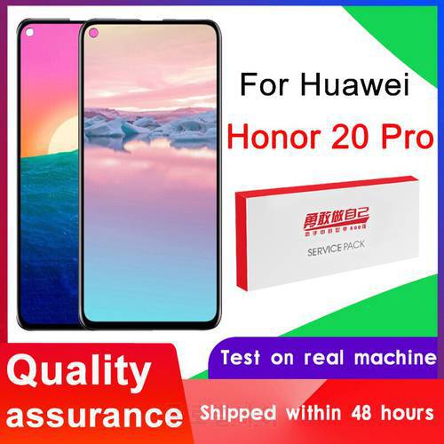 100% Tested 6.26&39&39 Display Replacement For Huawei Honor 20 Pro LCD Touch Screen Digitizer Assembly For YAL-AL10 YAL-L41 Model