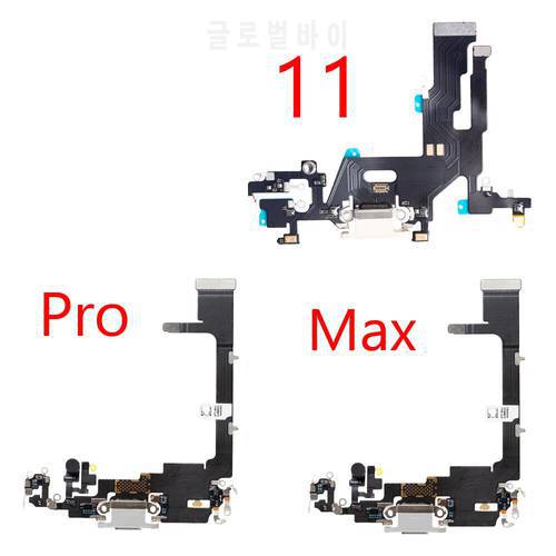 5pcs/lot USB Charger Port Connector Flex For iPhone 11 Pro max Dock Charging Flex Cable Replacement