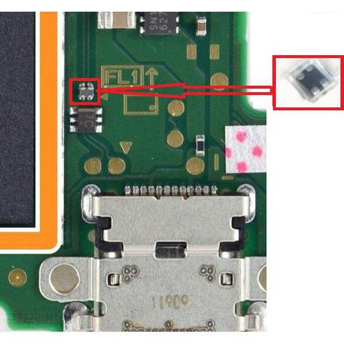 20PCS-100PCS EMI Filter Filters Chocks 4 Feet For Nintendo Switch On Motherboard Fix Part