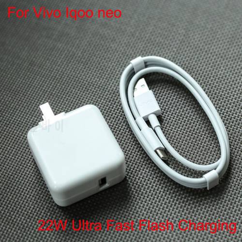 Original For Vivo Iqoo Neo USB Type-C 22.5W Ultra Fast Flash Charging Fast Charging Charger Cable USB-C Cabel For Vivo Iqoo Neo