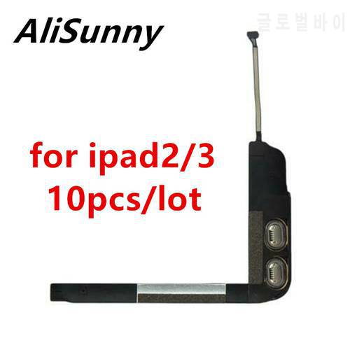 AliSunny 10pcs Loud Speaker Flex Cable for iPad 2 3 LoudSpeaker Ringer Buzzer Parts
