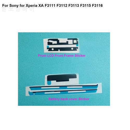 For Sony for Xperia XA F3113 Back Battery cover Sticker Rear Frame Bezel 3M Glue Double Sided Adhesive Tape for Xperia X A