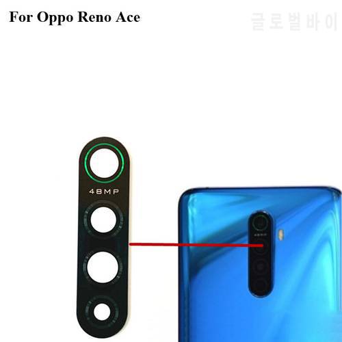 2PCS For Oppo Reno ACE Replacement Back Rear Camera Lens Glass For OPPO RenoAce Parts