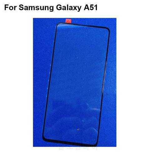 2PCS For Samsung Galaxy A51 Touch Screen Glass Digitizer Panel Front Glass Sensor For Samsung Galaxy A 51 Without Flex GalaxyA51