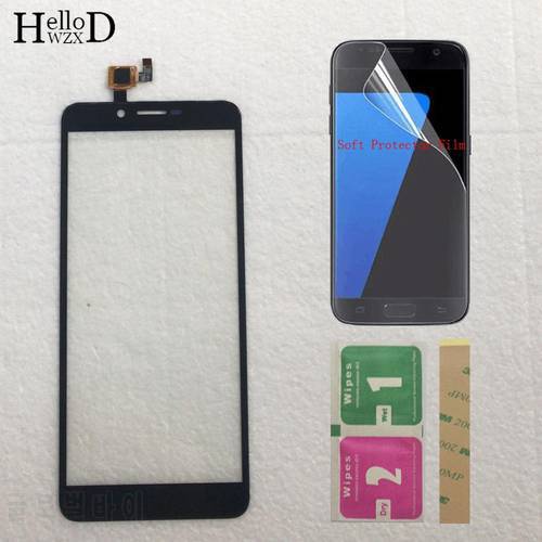 Touch Screen Panel For Doogee X60L Front Glass Touchscreen Sensor Digitizer Panel 5.5&39&39 Mobile Phone + Protector Film 3M Glue