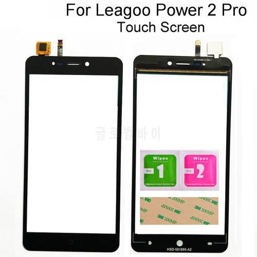 Touch Screen For Leagoo Power 2 Pro Touch Screen Digitizer Touch Front Glass Panel Repair Phone Tools 3M Glue