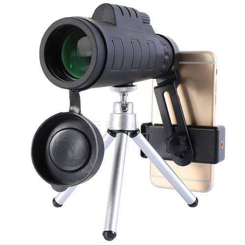 Monocular Telescope Day/Night +Tripod Clip Smartphone Lens Camera lenses Outdoor Equipment Device Accessories