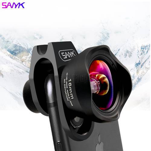 SANYK 4K Phone Lense Wide Angle Lenses No Distortion Mobile Phone Lens Photography Lens For Smartphone