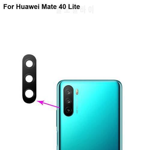 Tested New For Huawei Mate 40 Lite Replacement Back Rear Camera Lens Glass Lens For Huawei Mate 40Lite Phone Parts Mate40 Lite