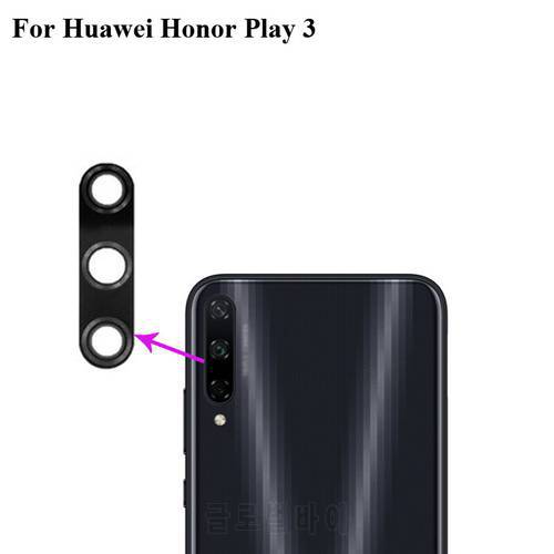 2PCS Original New For Huawei Honor Play 3 Back Rear Camera Glass Lens Cover test good Play3 Replacement Parts