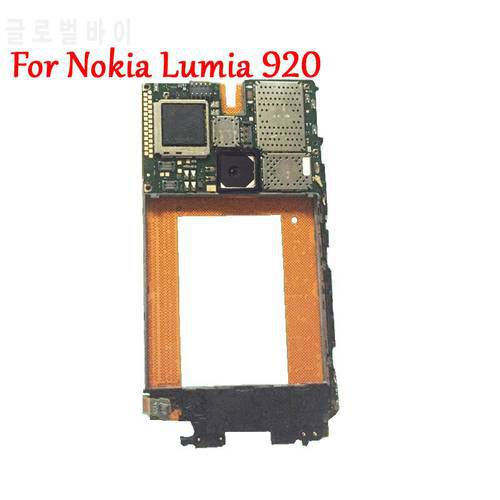 Full Work Original Unlock Motherboard Electronic Panel Circuits Cable FPC For Nokia lumia 920 Logic with Global Firmware