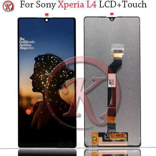 6.2&39&39 For Sony L4 LCD With Touch Panel Screen Digitizer Assembly Replacement For Sony Xperia L4 XQ-AD52 XQ-AD51 Display Pantalla