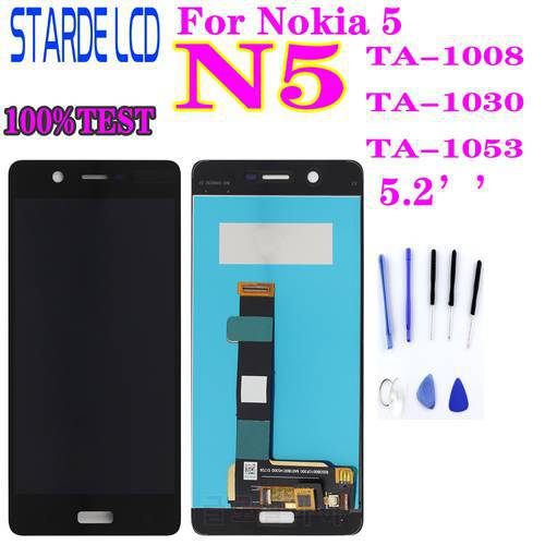 Tested AAA STARDE Replacement LCD for Nokia 5 N5 TA-1008 TA-1030 TA-1053 LCD Display Touch Screen Assembly Digitizer Assembly
