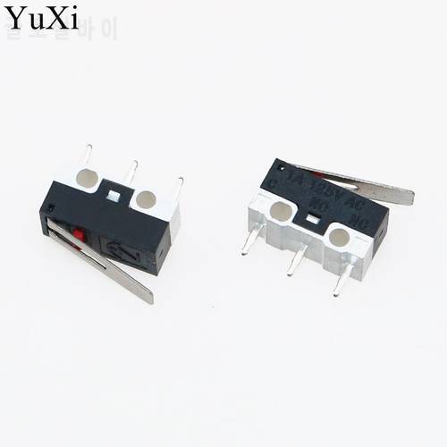 YuXi Limit Microswitch With Three Straight Legs Mouse Side Key Momentary Micro Limit Switch 1A/125V AC For Makerbot MK7/ MK8