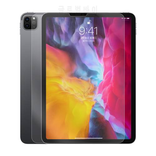 LECAYEE Tempered Glass for New iPad Pro 2020 Apple iPad Screen Protector iPad 11 12.9 Inches HD Film Safety Transparent Glass