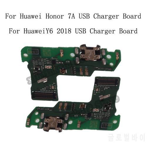 USB Plug Charger Board For Huawei Honor 7A pro Microphone Module Cable Connector replacement For Huawei Y6 2018 LCD Phone Parts