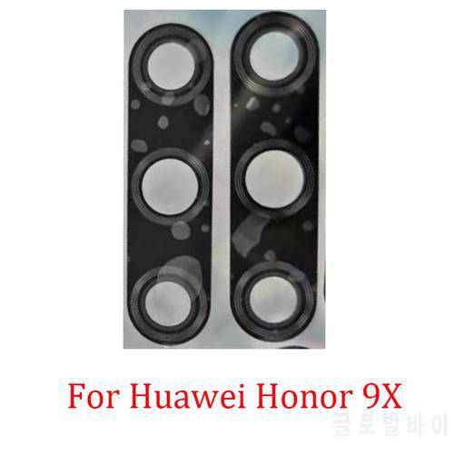 10PCS Camera Lens For Huawei Honor 9X Honor9x Rear Back Big Camera Glass Lens Cover With Adhesive Sticker Replacement Parts