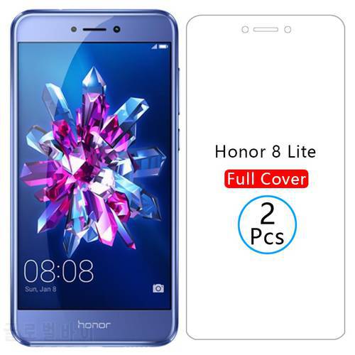 protective glass on honor 8 lite screen protector tempered glas for huawei honer 8 light 8lite 5.2 huawey huwei hawei huawi onor