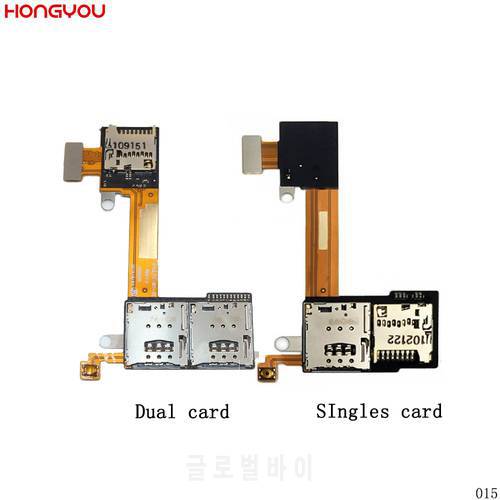SIM Card Slot Holder + TF Card Slot Flex Cable For Sony M2 S50H S50T C S39H C2305 C2304 M C1904 C1905 Tablet Z SGP311 SGP312