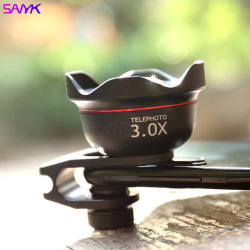 SANYK 4K 3X Phone Telephoto Lens Multi-layer Coating Portrait Lens Without Distortion
