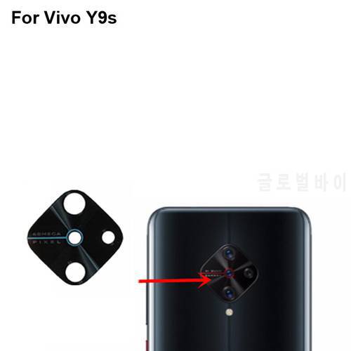 2PCS For Vivo Y9S V1945A Replacement Back Rear Camera Lens Glass Parts For Vivo Y 9S test good Repair Vivoy9s