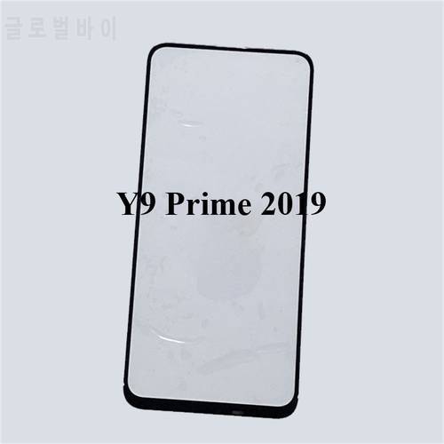 For Huawei Y9 prime 2019 Touch Screen Glass Digitizer Panel Front Glass Sensor Y 9 prime 2019 Without Flex Y9prime 2019