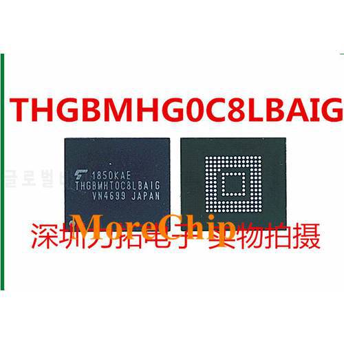 THGBMHT0C8LBAIG 5.1 Version eMMC EMCP BGA153 Chip NAND Flash Memory IC 128G Soldered Ball