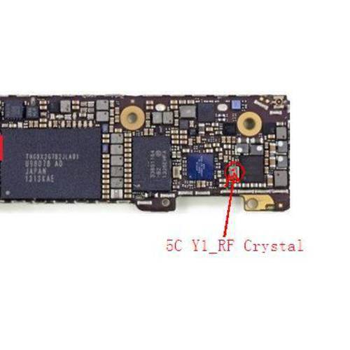 10pcs/lot original new For iphone 5C Y1_RF crystal oscillator on logic board fix part